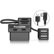OBD Constant Power Cable with 9.8Ft USB-A to USB-C Charger Cable for dashcam,...