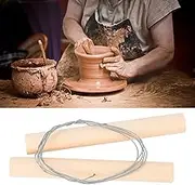 Topyond Clay Cutters,Portable Wire Clay Cutter Ceramic Clay Pottery Tools Sculpting Carving Utensil