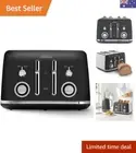 Alinea 4-Slice Toaster with High Lift | Wide Slots & Independent 2-Slice Cont...