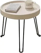 Practical Density Fiberboard Coffee Table Foldable Coffee Table Round Coffee Table Multifunctional Coffee Table Sturdy