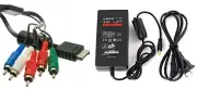 Sony PlayStation PS2 Slim Power And Component Cable Kit