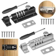 Horizontal Door Bolt Lock Sliding Combination Code Can Gate Garage Cabinet Lock