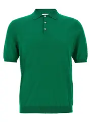 [Ballantyne] Ballantyne-Ultralight Cotton Shirt Polo Verde-Uomo 48IT Green