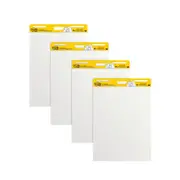 Post-it Easel Pad White 635x775mm (4pk)