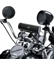 GoHawk Bluetooth Motorcycle ATV Stereo 4-Speaker Soundbar Audio System USB Radio