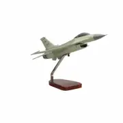 NEW Lockheed Martin F-16 Fighting Falcon Large Mahogany Model