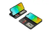Cygnett UrbanWallet Apple iPhone 15 Plus (6.7") Leather Wallet Case - Black (CY4591URBWT), 360 Protection, Multi-Angle, 2x Card