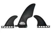 PACIFIC VIBRATIONS 2+1 Longboard SURFBOARD Fins 8" & 3.7" Fits Futures