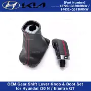 Genuine OEM Gear Shift Lever Knob & Boot Set for Hyundai i30 N Elantra GT 2018+
