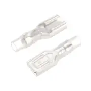 200pcs 4.8mm Quick Splice Wire Terminals Female Connector with Insulated Sleeve
