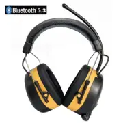 NEW Upgraded 5.3Bluetooth AM FM Radio Headphone with Digital Display,Ear Protect
