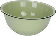AUTSUPPL Vintage Enamel Bowl Thicken Deep Basin for Kneading Dough Kitchen Enamelware Mixing Bowl Multi Functional Serving Bowl for Fruits Snacks Desserts
