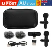 Wireless Lavalier Microphone For Phone Android Type-C Vlog Live Stream Mic