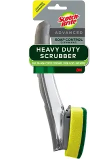 Scotch-Brite Advanced Soap Control Heavy Duty Dishwand, 1 Dish Wand, Prevents So