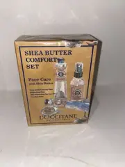 L'Occitane Shea Butter Comfort Set Face Care w/Shea Butter, 4 pcs, New/Sealed