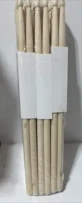 12 Pairs DRUMSTICKS - 7A - FF Elaine MAPLE Wood Tips 24 Drum Sticks