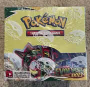 Pokémon Sword & Shield Evolving Skies Booster Box New Sealed English W/ Acrylic