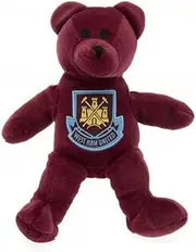West Ham United FC Official Football Gift Mini Bear - A Great Christmas/Birthday Gift Idea For Men And Boys