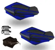 Powermadd Sentinel Hand Guard Kit Black Blue Armor Mount Honda TRX450ER