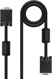 Blendend SVGA Cable with Ferrite Core to Reduce Interference with HDB15 Male to HDB15 Female Connectors Ideal for Monitors and Projectors Measures 6ft in Length
