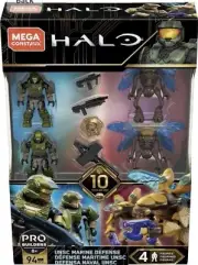 Mega Construx Halo 10 Years Pro Builders UNSC MARINE DEFENSE Set SEALED 2018
