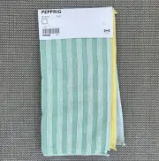 IKEA PEPPRIG Microfiber Cloth Green Blue/Yellow 11x11" 3pcs 3 Pack 405.676.37