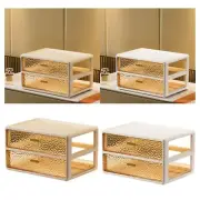 Makeup Organizer Desk Storage Box Vanity Jewelry Storage Display Case Clear