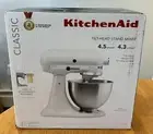 kitchenaid Tild-Head Stand Mixer 4.5 Quart 4.3 Liters Classic White Color