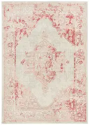 Avalee Pink Medallion Vintage Washed Rug