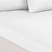 Royal Comfort 1500 Thread Count Cotton Rich Sheet Set 3 Piece Ultra Soft Bedding - Double - White