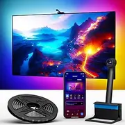 Smart LED TV Backlights with Camera,12.5ft Ambiance Lighting, Sync to Movies & Gaming, Compatible with Alexa & Google Assistant, App Control, Color-Changing WiFi Strip Lights for 55-65 inch TVs