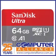 64GB Sandisk Ultra Micro SDXC Memory Card SDSQUAB-064G-GN6MN