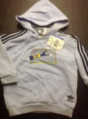 adidas Originals Sport Goofy Hoody, size 24 Months, new with tags