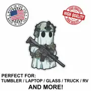 Tactical Ghost Decal Sticker for Tumble, Laptop, Glass, Truck, RV, and MORE!