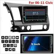 9" Quad-core Android 9.1 1+16G Car GPS BT Wifi 3G 4G FM OBD For For 06-11 Civic (for: Honda Civic)