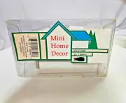 vtg Dollhouse Miniature Mini Home Decor Wood Utility Sink- New old Stock-MW100
