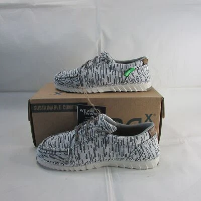 Twisted X Youth 2 Zero X Casual Canvas Sneakers White & Grey LXP00285