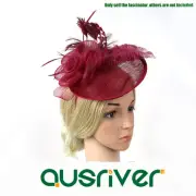 Linen Banquet Cap Elegant British Style Aristocratic Pillbox Hat Women