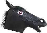 TOYANDONA Costumes for Adults Mask Halloween Horse Head Cover Plastic Props Festival Party Decorations