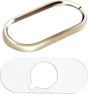 DECORNIJIA Golden Scratchproof Phone Lens Protector Film Max Xs Durable Metal Camera Protective Ring Easy Installation Fall Design Wear Resistant and Precise Fit