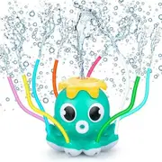 Sprinkler Octopus Water Spray Fun Garden Splash Outdoor Play Toy Kids Toddler 3+ Backyard Summer Hose Compatible Activity Gift Durable