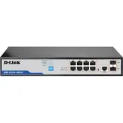 D-Link DGS-F1210 DGS-F1210-10PS-E 8 Ports Manageable Ethernet Switch - Gigabit Ethernet - 10/100/1000Base-T, 1000Base-X - 4 Laye