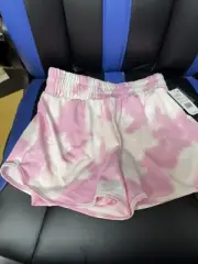 Grayson Threads Kids Tie Dye Girls Shorts Pink Sz L Large (10-12)