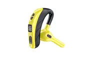 Single Earpiece Bluetooth Headset Wireless Earphone HiFi Sound Digital Display-Yellow