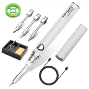 Cordless Soldering Iron Kit, USB Rechargeable Cordless Soldering Iron, 33152
