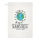World's Best Seamstress Tea Towel Dish Cloth Favourite Awesome Sewing Mum Funny