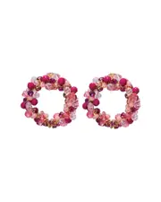 Carolina Herrera CZ Cluster Donut Earrings