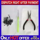 Micro Beads Hair Extensions Tool Kit Choices of Copper or Silicon