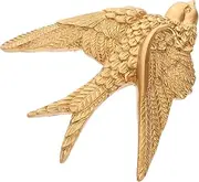 Outanaya Swallow Resin Wall Art Sculpture Unique Wall Decoration Pendant for Living Bedroom Durable Easy Installation Distinctive Design Aesthetic Home Accent