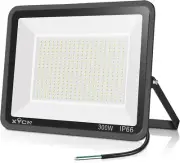 300W LED Flood Light (2000W Equivalent), Super Bright 42,500LM 5000K Daylight IP